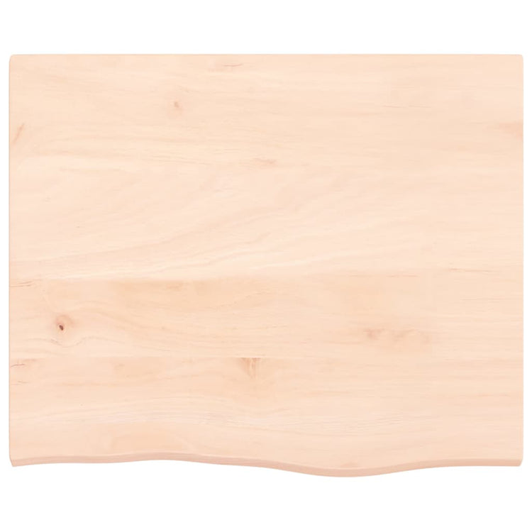 Vidaxl wastafelblad 60x50x2 cm onbehandeld massief hout