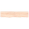 Vidaxl wastafelblad 140x30x(2-6) cm onbehandeld massief hout