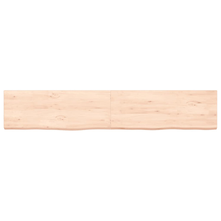 Vidaxl wastafelblad 160x30x(2-4) cm onbehandeld massief hout