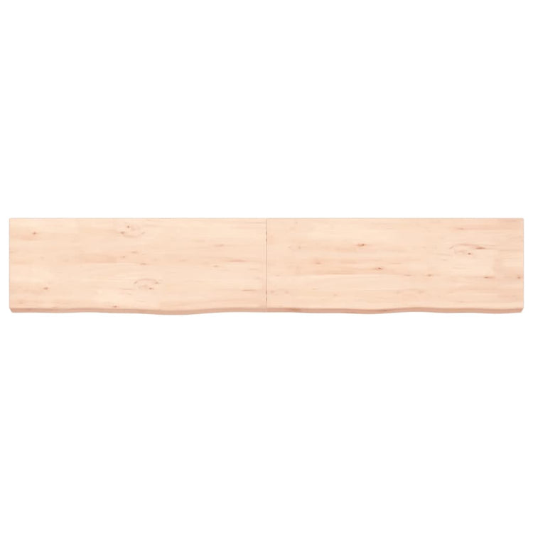 Vidaxl wastafelblad 160x30x(2-6) cm onbehandeld massief hout
