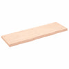Vidaxl wastafelblad 160x50x(2-6) cm onbehandeld massief hout