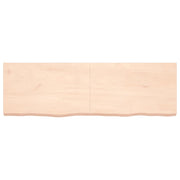 Vidaxl wastafelblad 160x50x(2-6) cm onbehandeld massief hout - afbeelding 3