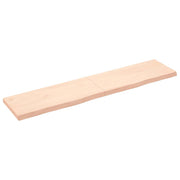 Vidaxl wastafelblad 180x40x(2-6) cm onbehandeld massief hout - afbeelding 2