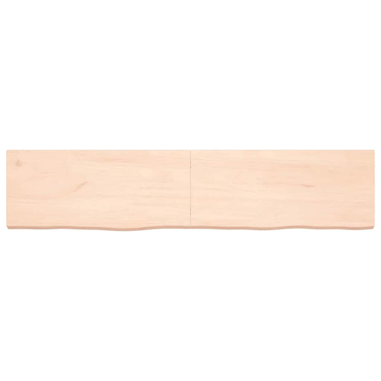 Vidaxl wastafelblad 180x40x(2-6) cm onbehandeld massief hout