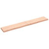 Vidaxl wastafelblad 200x30x(2-6) cm onbehandeld massief hout