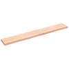 Vidaxl wastafelblad 220x30x(2-6) cm onbehandeld massief hout