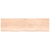 VidaXL Wastafelblad 220x60x(2-6) cm onbehandeld massief hout