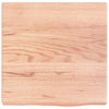 Vidaxl wastafelblad 40x40x(2-4) cm behandeld massief hout lichtbruin