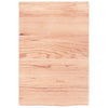 Vidaxl wastafelblad 40x60x2 behandeld massief hout lichtbruin