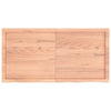 Vidaxl wastafelblad 120x60x(2-4) cm behandeld massief hout lichtbruin