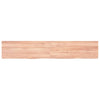 Vidaxl wastafelblad 160x30x(2-4) cm behandeld massief hout lichtbruin