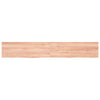Vidaxl wastafelblad 180x30x(2-6) cm behandeld massief hout lichtbruin