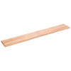Vidaxl wastafelblad 220x30x(2-4) cm behandeld massief hout lichtbruin