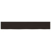VidaXL Wastafelblad 200x30x(2-4) cm behandeld massief hout donkerbruin