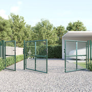 VidaXL Tuinpoort 400x175 cm gaas en gegalvaniseerd staal groen - afbeelding 3
