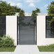 Vidaxl tuinpoort antraciet 100x150 cm staal