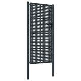 VidaXL Poort 105x250 cm staal antracietkleurig - afbeelding 2