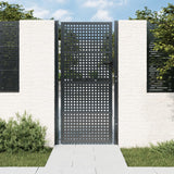 VidaXL Poort 105x250 cm staal antracietkleurig - afbeelding 1