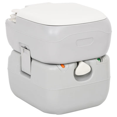 VidaXL Campingtoilet en wasbak draagbaar