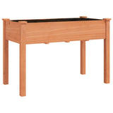 Vidaxl plantenbak op wieltjes 118x59x80 cm massief vurenhout bruin - afbeelding 3
