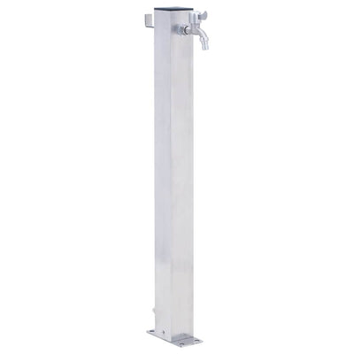 Vidaxl waterzuil vierkant 40 cm roestvrij staal