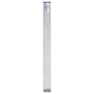 Vidaxl waterzuil vierkant 60 cm roestvrij staal