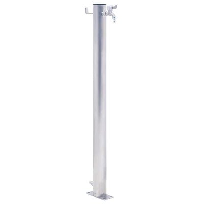 Vidaxl waterzuil 100 cm roestvrij staal rond
