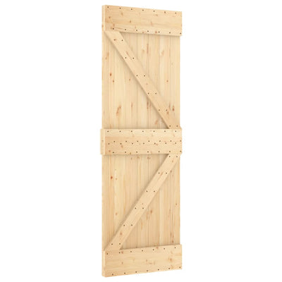Vidaxl deur narvik 70x210 cm massief grenenhout