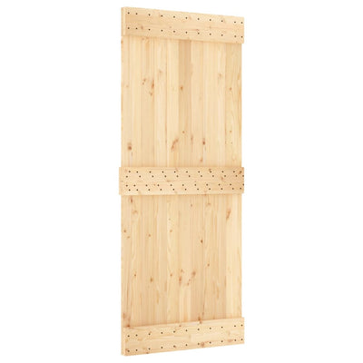 Vidaxl deur narvik 85x210 cm massief grenenhout