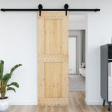 Vidaxl deur narvik 70x210 cm massief grenenhout - afbeelding 1