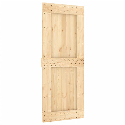Vidaxl deur narvik 85x210 cm massief grenenhout