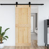 Vidaxl deur narvik 85x210 cm massief grenenhout