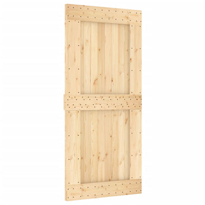 Vidaxl deur narvik 95x210 cm massief grenenhout