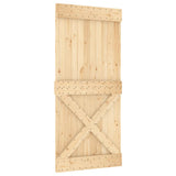Vidaxl deur narvik 95x210 cm massief grenenhout - afbeelding 2