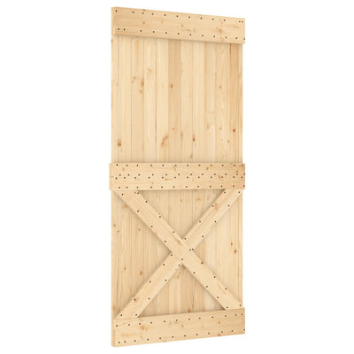 Vidaxl deur narvik 95x210 cm massief grenenhout