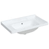 Vidaxl wastafel rechthoekig 81x48x23 cm keramiek wit