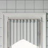 VidaXL Gordijnrails 2 st 60-105 cm aluminium wit en zilverkleurig