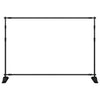 Vidaxl achtergrondstandaard 305x243 cm staal zwart