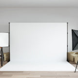 Vidaxl achtergrondstandaard 305x243 cm staal zwart - afbeelding 1