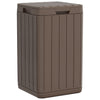 Vidaxl tuinafvalbak 38x38x65 cm polypropeen bruin