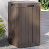 Vidaxl tuinafvalbak 38x38x65 cm polypropeen bruin