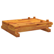 Vidaxl tafelwerkbank met bankschroef 52x44x9,5 cm massief acaciahout - afbeelding 2