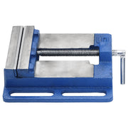 Vidaxl bankschroef voor kolomboormachine 121 mm gietijzer blauw - afbeelding 2