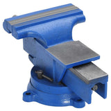 Vidaxl bankschroef 150 mm gietijzer blauw - afbeelding 3