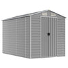 VidaXL Tuinschuur 191x300x198 cm gegalvaniseerd staal lichtgrijs