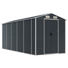 VidaXL Tuinschuur 191x470x198 cm gegalvaniseerd staal antracietkleurig