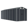 VidaXL Tuinschuur 191x640x198 cm gegalvaniseerd staal antracietkleurig