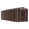VidaXL Tuinschuur 191x640x198 cm gegalvaniseerd staal bruin
