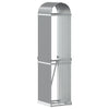 Vidaxl haardhoutopslag 40x45x170 cm gegalvaniseerd staal lichtgrijs