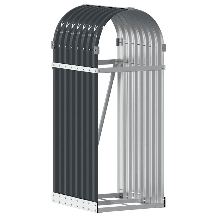 Vidaxl houthouder antraciet 40x45x100 cm gegalvaniseerd staal